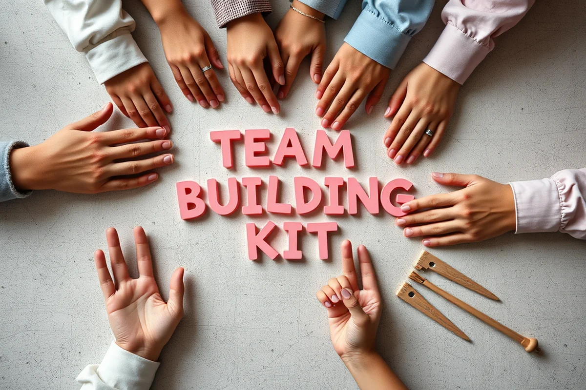 team building books — Team Building Books (the finished result)