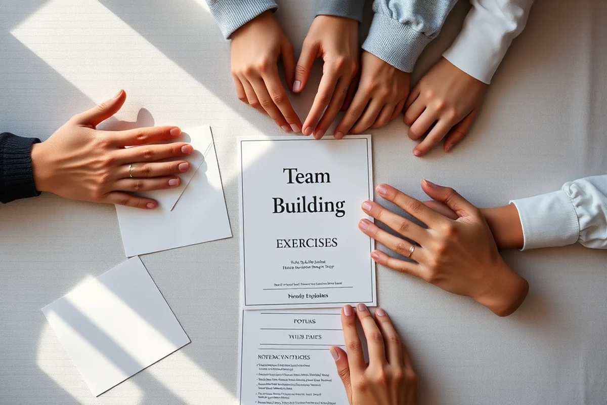 team building exercises for workplace — Team Building Exercises For Workplace (the finished result)